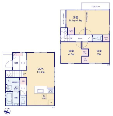 Ԏ}@1K15.2LDKɂ͉ƎZɂȂH퓋ڂ̑ΖʎLb`􂲉Ƒ̊炪郊rOKi2K10.2̑^Q3ʍ̌œʕǍDł2ɕ邱ƂIS[