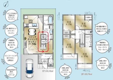 Ԏ}@1K17.75̍LXLDKɂ͐H퓋ڂ̑ΖʎLb`[tLXʎIƑ̊炪郊rOKi2K6.37̎Qɂ͑eʂWICI2ɓ쓌oRj[肨󂪒܂