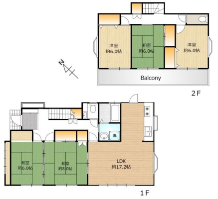 Ԏ}@1K@17.2LDKI1K8.06.0̘aBJƉ̂ԂɁ􋏎6.0ȏ̂Ƃ̊Ԏ쐼ChoRj[͓ǍDIK[fjOy߂낪܂